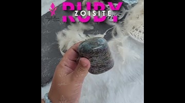 Ruby zoisite Free Form  #universalcrystals #crystals #crystalenergy #rubyzoisite