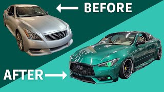 INFINITI G37 TO Q60 FRONT END CONVERSION [ FINALLY DONE]