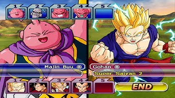 Team Majin Buu VS Z Fighters (COM VS COM) - Dragon Ball Z Budokai Tenkaichi 3