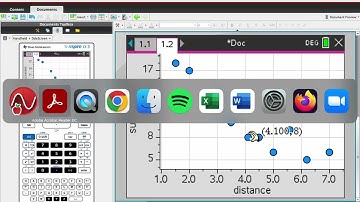 Using the TI-Nspire to make a Scatterplot and Perform Linear Regression