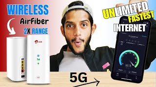 Airtel AirFiber - TESTED!️Faster Unlimited Internet at Cheapest Price | Jio AirFiber Launch DATE?