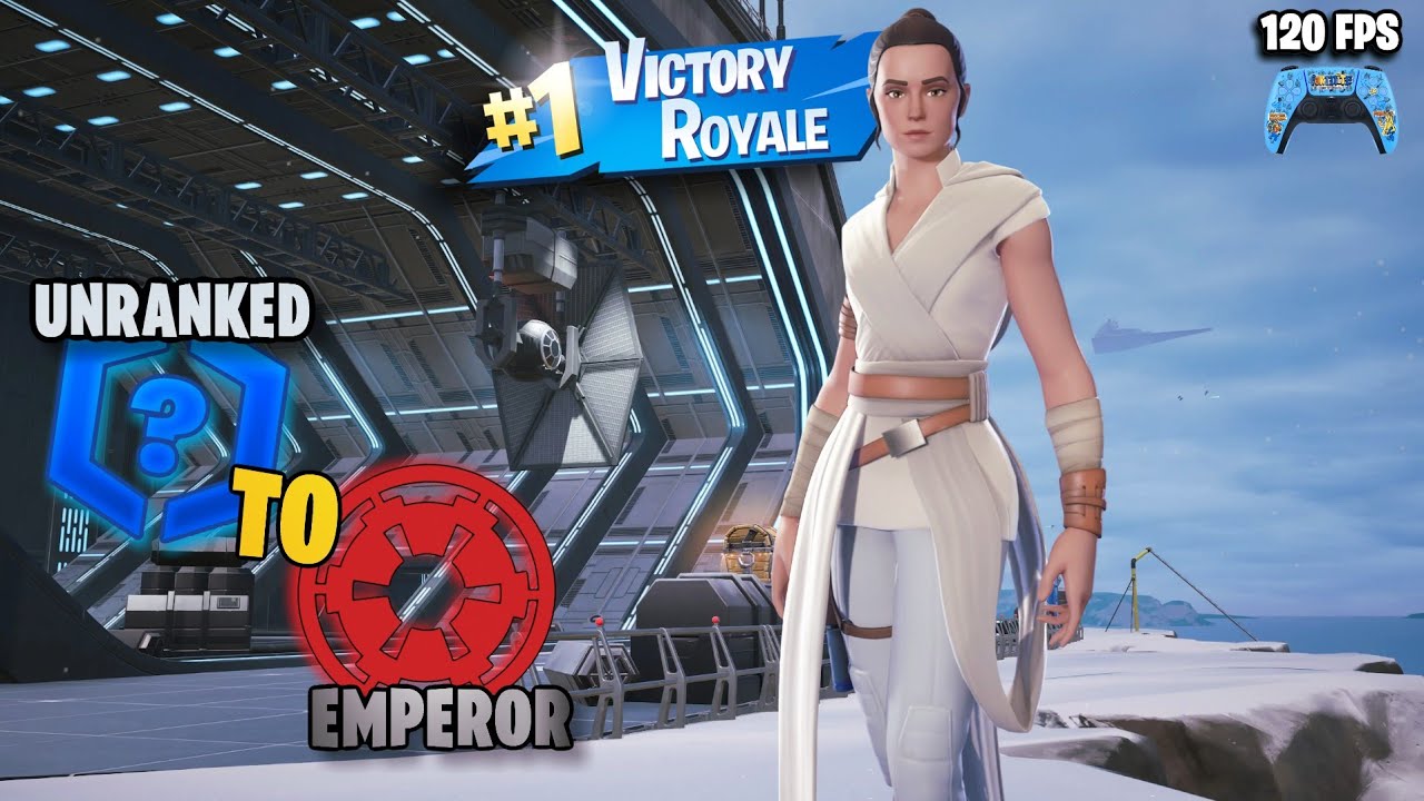 UNRANKED To EMPEROR In Ranked Fortnite Star Wars Galactic Battle | Part 2 (PS5 120 FPS)