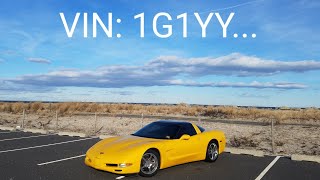 C5 Corvette VIN Decoded