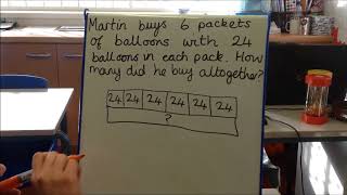 Multiplication Bar Models  Home Learning