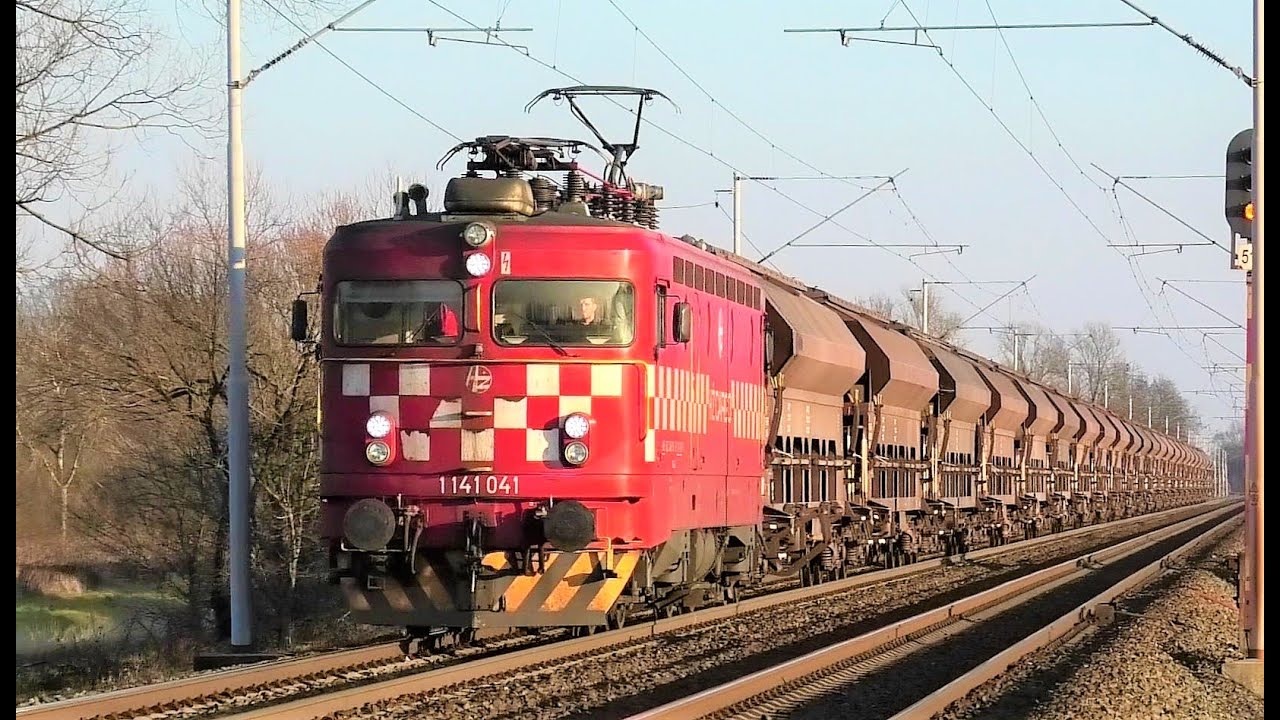 Freight trains and locomotives in Croatia, February 2023. Teretni vlakovi i lokomotive, Veljača 2023
