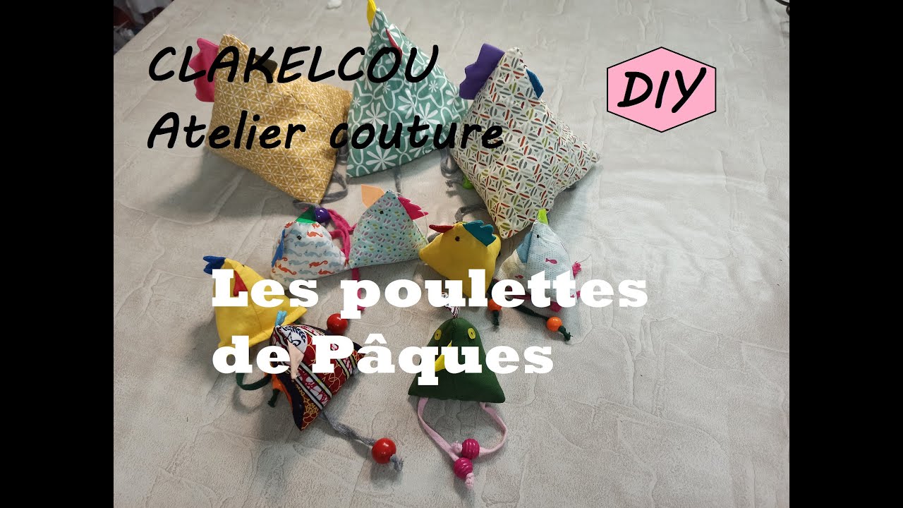 [DIY couture] tuto couture les poulettes de Pâques