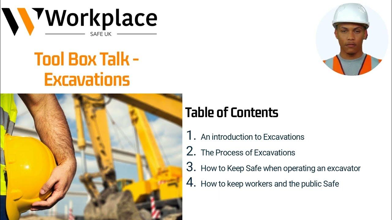 Tool Box Talk Excavations YouTube