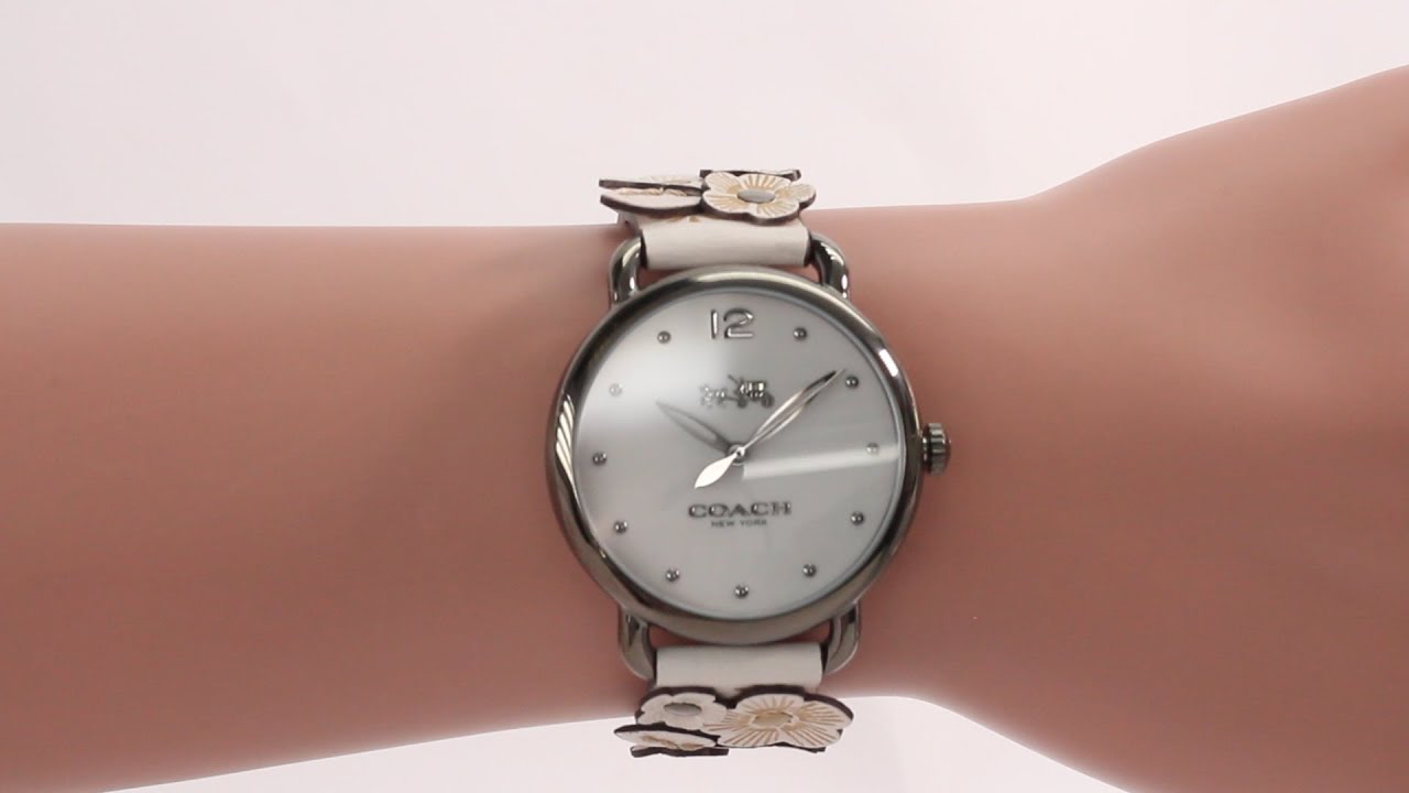 Hands on with the Coach Delancey 14502746 Designer Watch - YouTube
