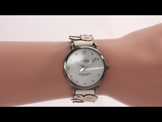 Hands on with the Coach Delancey 14502746 Designer Watch - YouTube