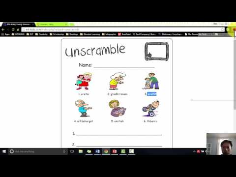 Video Cách tạo worksheets với ESL Kids - youtube