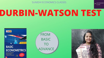 DURBIN-WATSON TEST| TESTING OF AUTO CORRELATION| DETECTION OF AUTO CORRELATION| ECONOMETRICS FOR NET