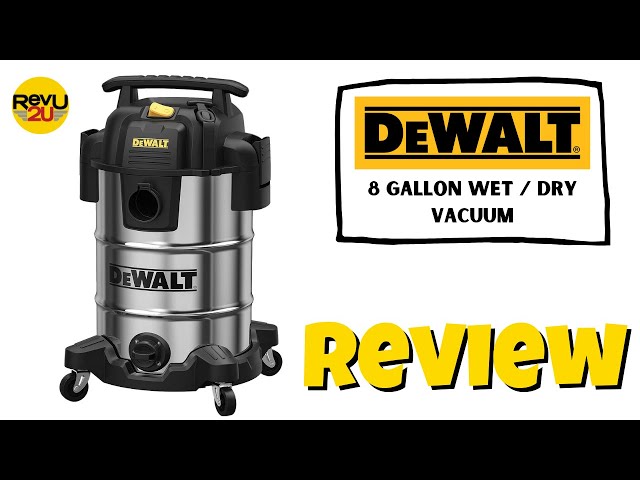 Aspirateur Dewalt à poussière Hepa 8 gallons — Unigypse