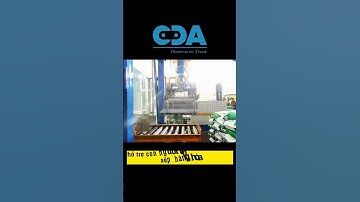 Hệ thống robot gắp xếp bao tự động CDA -  giải pháp đáp ứng mọi nhu cầu bốc xếp của nhà máy #shorts