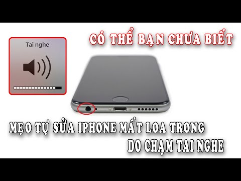 TỰ SỬA IPHONE MẤT LOA TRONG DO CHẠM TAI NGHE , CÓ THỂ BẠN CHƯA BIẾT