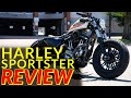 Harley Davidson Sportster Review - Bobber Sportster with Mod list
