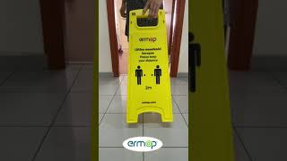 Ermop Soyal Mesafe Levhası - Social Distance Plate