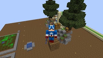 Minecraft Fruit Server Skyblock Ep 2 ( Ultimate Cactus Farm Build!! )