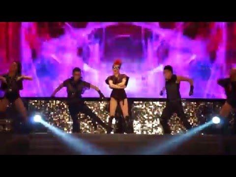 2015/12/31 Landy Wen 溫嵐 台南心時代跨年演唱會 放閃