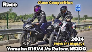 2024 Pulsar NS200 VS Yamaha R15 V4 | New NS can Beat R15?