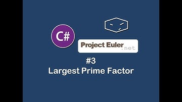 proj euler #3 largest prime factor in c#