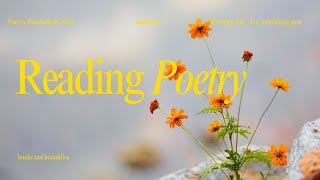 Poetry Readathon day 6:  In which I try something new
