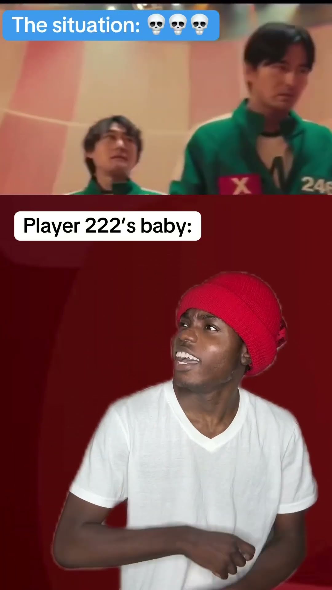 The baby was just vibing ?