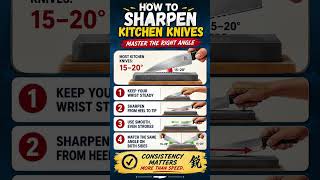 How to Sharpen Kitchen Knives | 10-Slide Quick Guide