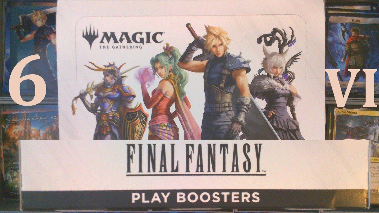 MTG FINAL FANTASY プレイ ブースター 1カートン (6box) Magic the Gathering Final Fantasy Play Booster 6-Box Case