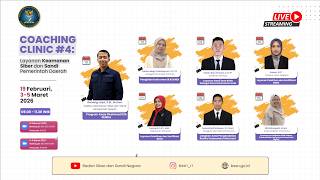 COACHING CLINIC #4: Layanan Keamanan Siber dan Sandi Pemerintah Daerah