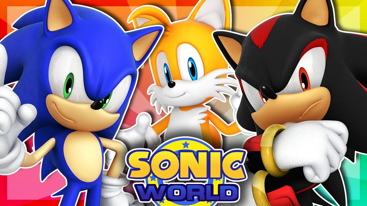 Sonic, Shadow & Tails Play Sonic World! 