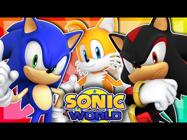 Sonic, Shadow & Tails Play Sonic World! 