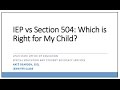 Difference Between Iep And 504
