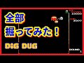 「ディグダグ」 DIG DUG　地中を全部掘ってみた