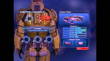 ME3 all weapons testing