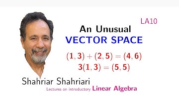 LA10 An unusual Vector Space