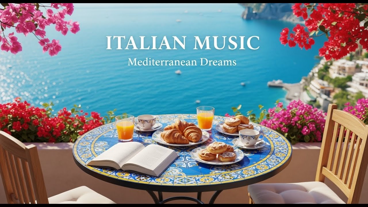 🎶 Italian Riviera Sunset & Chill 🎶 2+ Hours Scenic 4K