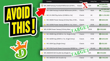 7 Tips to Selecting DraftKings Contests (w/ Youdacao)