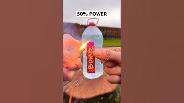 Firecracker Underwater POWER TEST #shorts #cracker #tricks #newyear #fireworks
