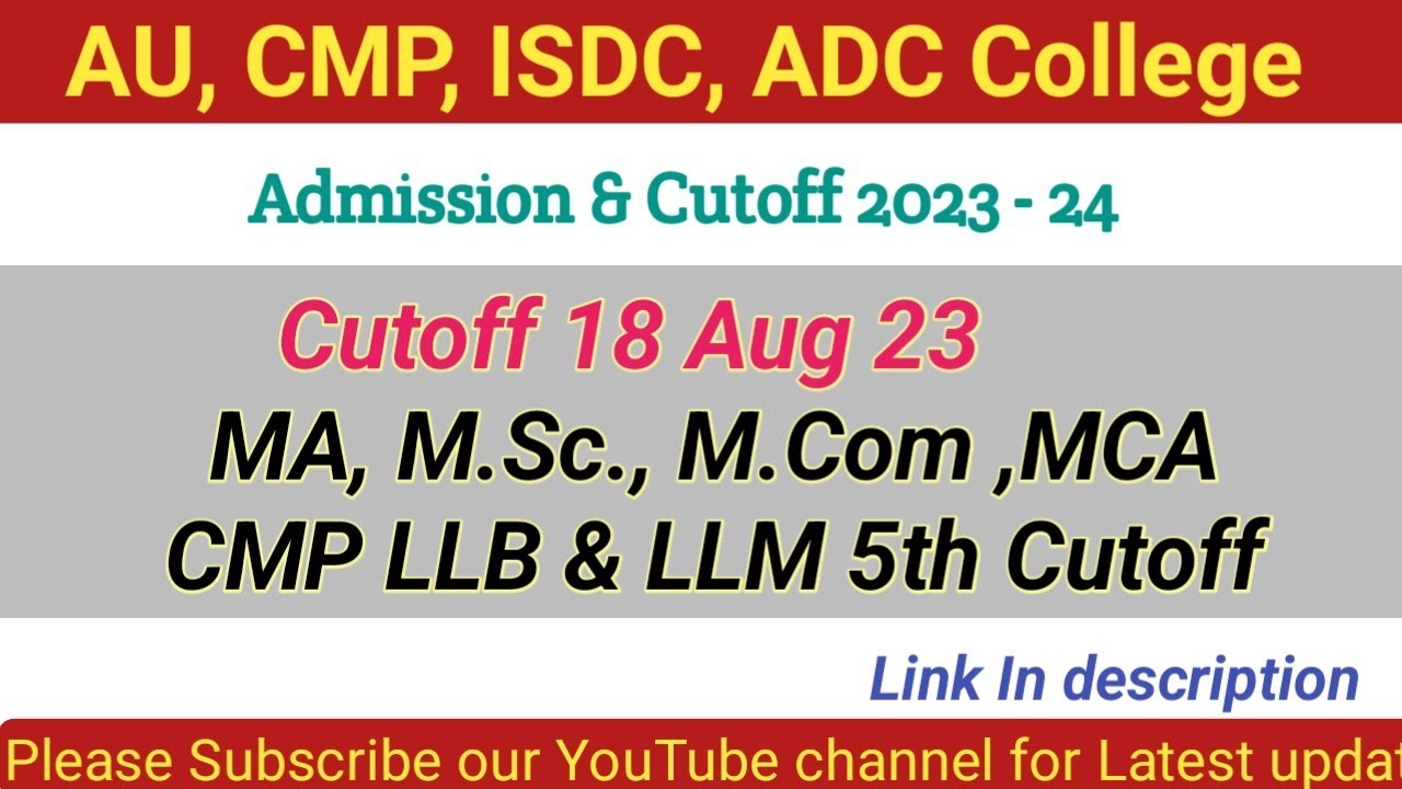 CMP LLb LLM 5th Cutoff ADC LLM Allahabad University MA M Sc cmp-llb-llm-5th-cutoff-adc-llm-allahabad-university-ma-m-sc