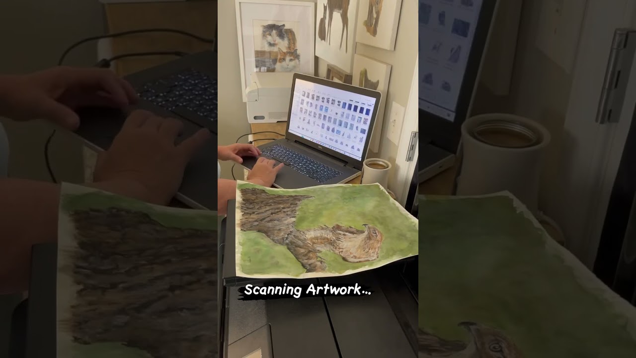 🎨 Giclée Printing! 🖨️Ever wondered how I transform artwork into giclée prints? 🖼️✨