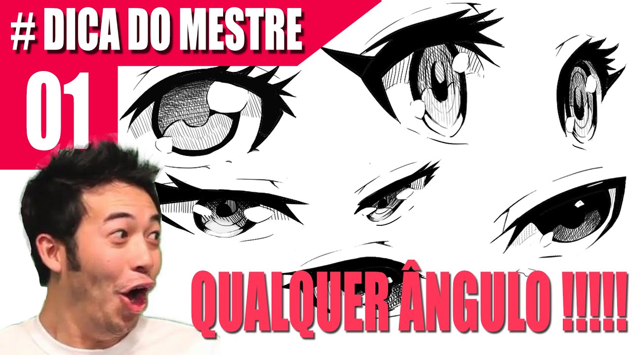 Como Desenhar Olhos de Anime em Diferentes Ângulos 