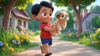 The Lost Puppy – 1 Minute Story for Kids | Cute & Kindness Tale | Moral stories for kids