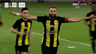 هدف الاتحاد الاول على أبها |كريم بنزيما 🔥🔥