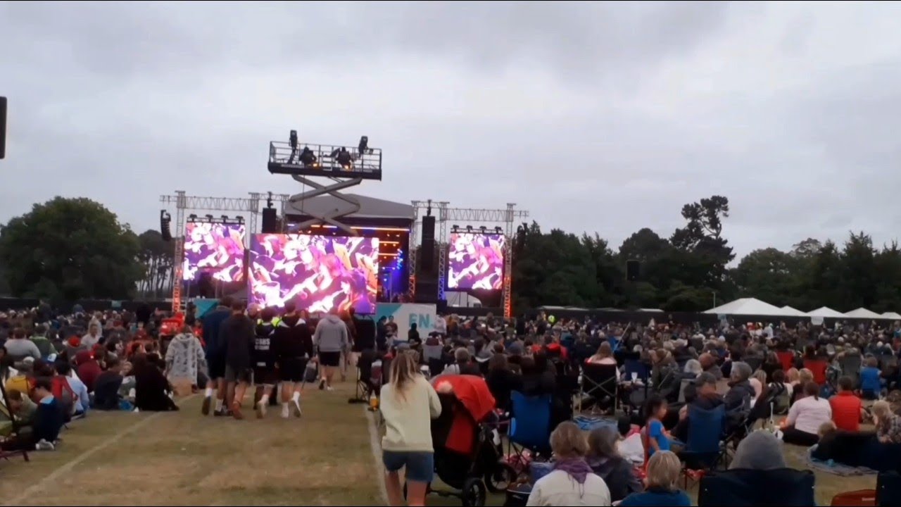 at the Sparks show (before Omicron) Christchurch Symphony Orchestra