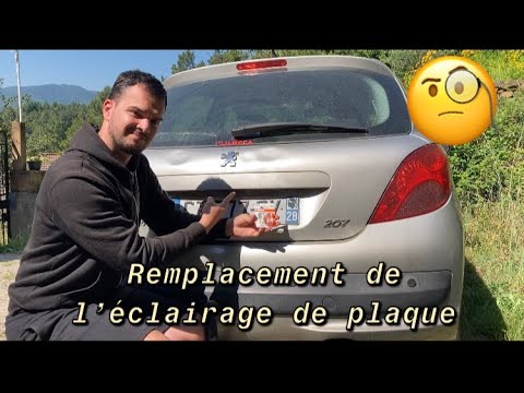 Comment changer ampoules de plaque d&rsquo;immatriculation