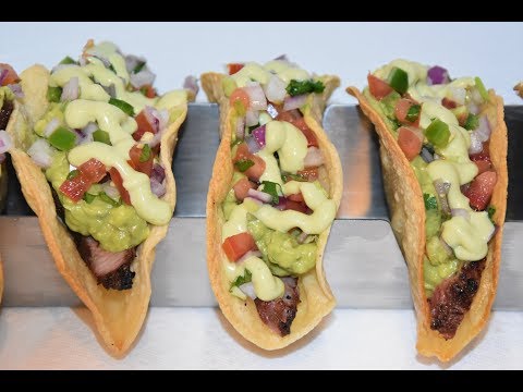 Flank Steak Tacos - Arrachera Tacos Recipe - Taco Recipe