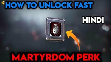 How to Get/Unlock Martyrdom Perk HINDI Call of Duty MOBILE | Complete Martyrdom season event CODM