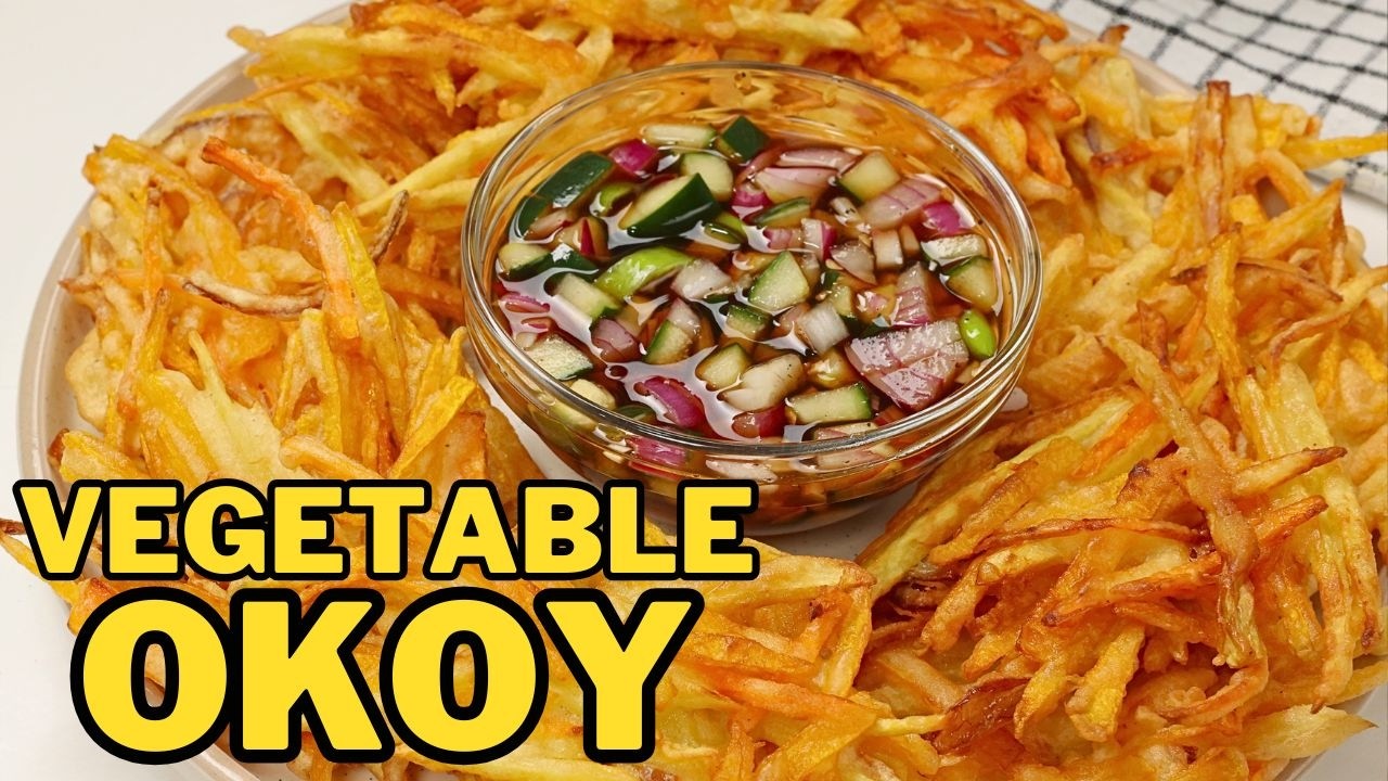 Vegetable Okoy Recipe | Vegetable Fritter | Okoy Kalabasa - YouTube