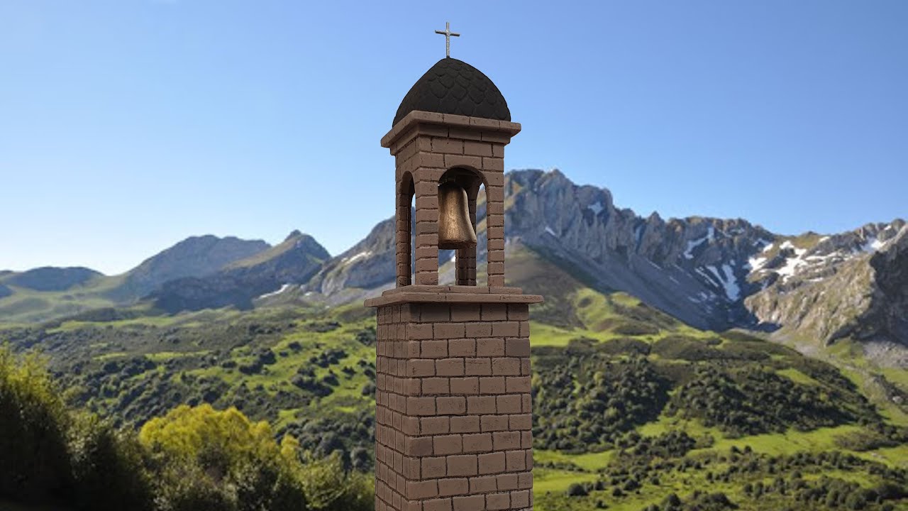 Cómo hacer un CAMPANARIO con POLIESTIRENO para tus MAQUETAS y Dioramas