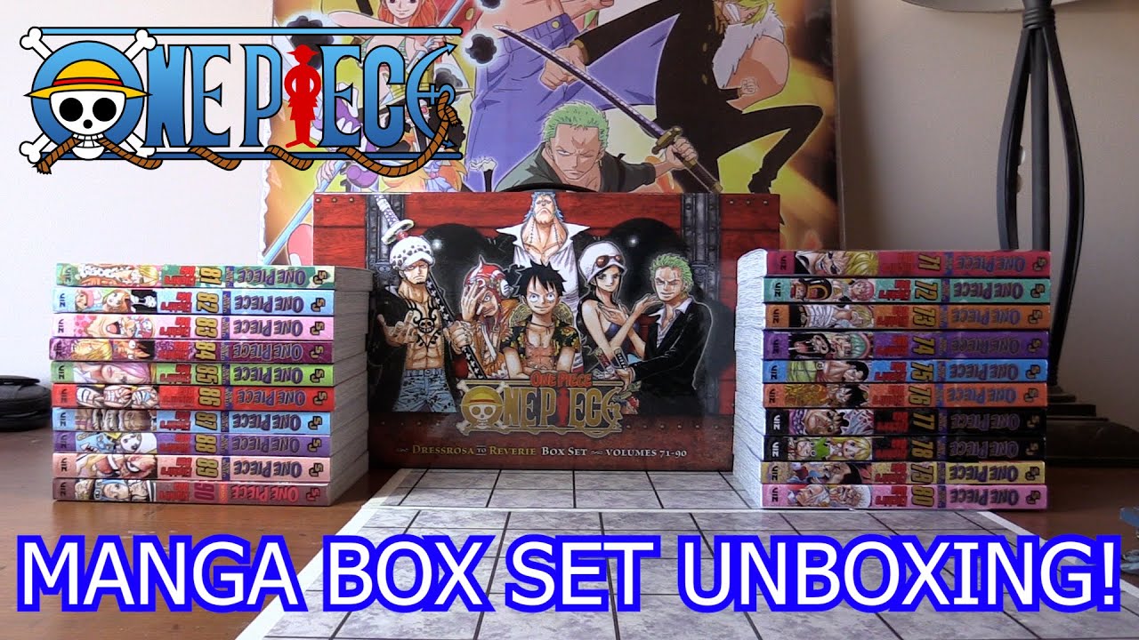 ONE PIECE MANGA BOX SET 4 UNBOXING! VOLUMES 71-90!